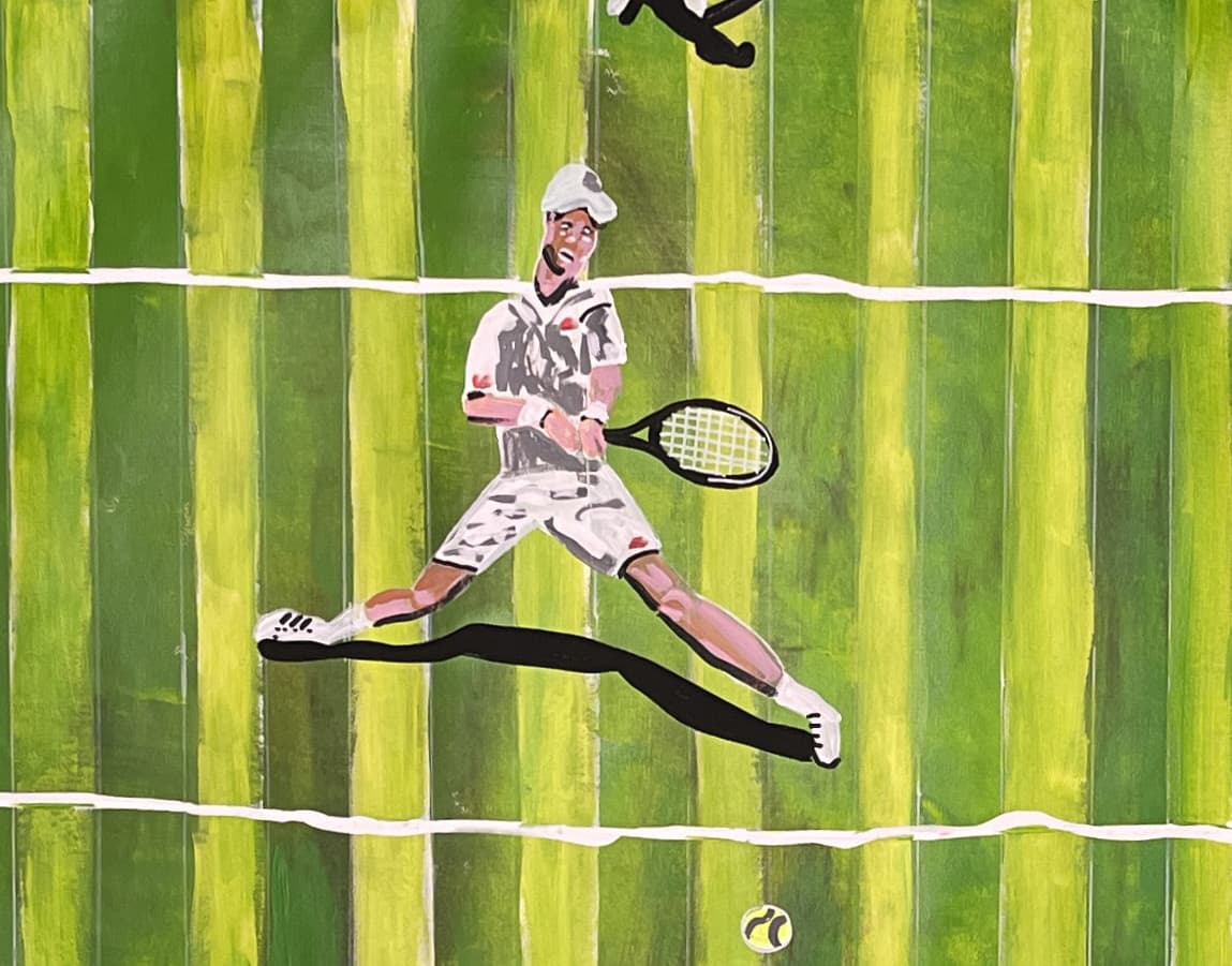 Filipp Jenikae, Djokovic vs Federer Wimbledon
