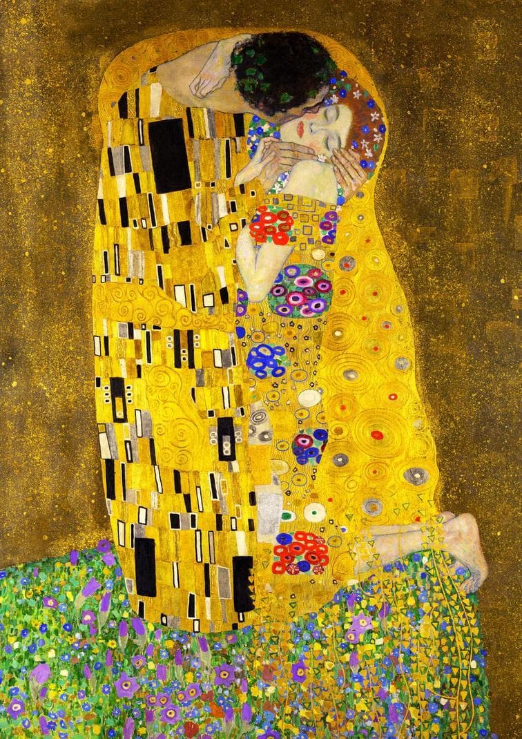 Backgammon Philomene Klimt Le Baiser